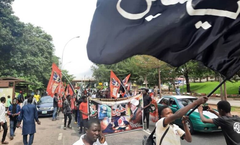 Shiites ‘Bask In Glory Of Zakzakys Release Hold Procession In Abuja 1