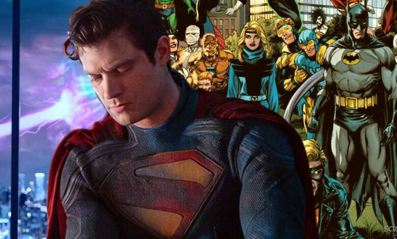 superman set photos confirm dcu crossover first major story reveal