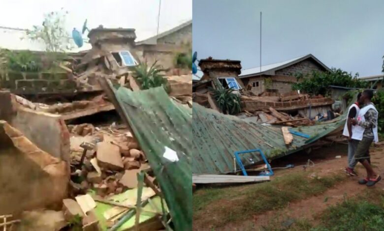 UNIBEN Students Trapped In Edo Building Collapse