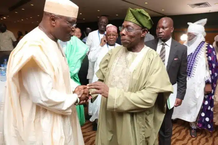 Atiku berbicara setelah bertemu dengan mantan presiden, Obasanjo