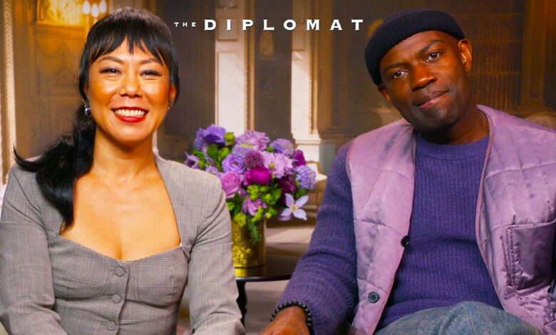 The Diplomat Stars Ali Ahn & David Gyasi Break Down “The Cost Of Doing Business” In Season 2